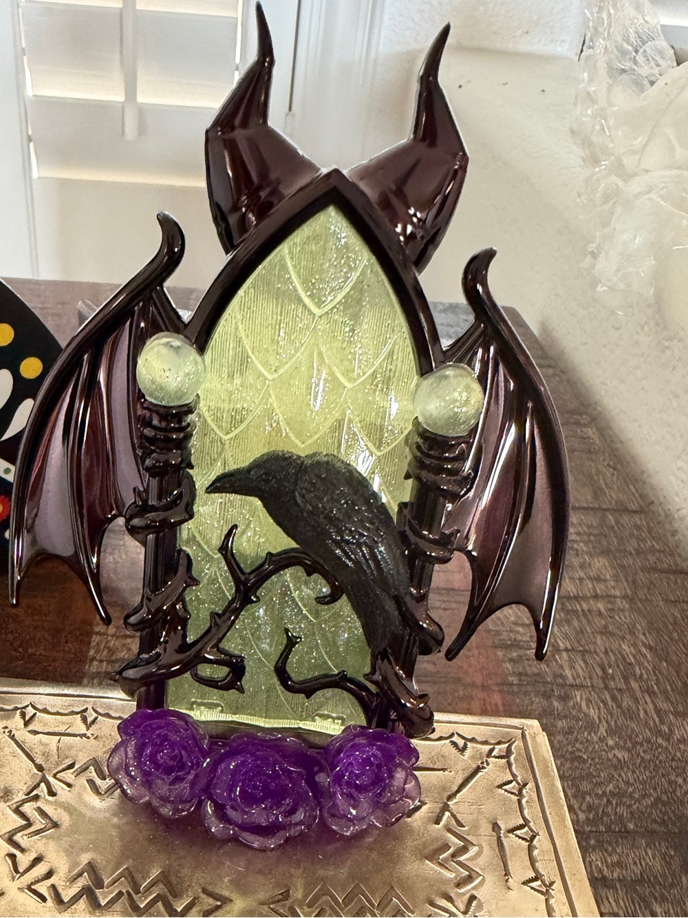 BBW Malificient Wallflower Plugin Raven Lights Up
